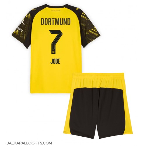 Borussia Dortmund Jobe Bellingham #7 Koti Peliasu Lasten 2025-26 Lyhythihainen (+ Lyhyet housut)